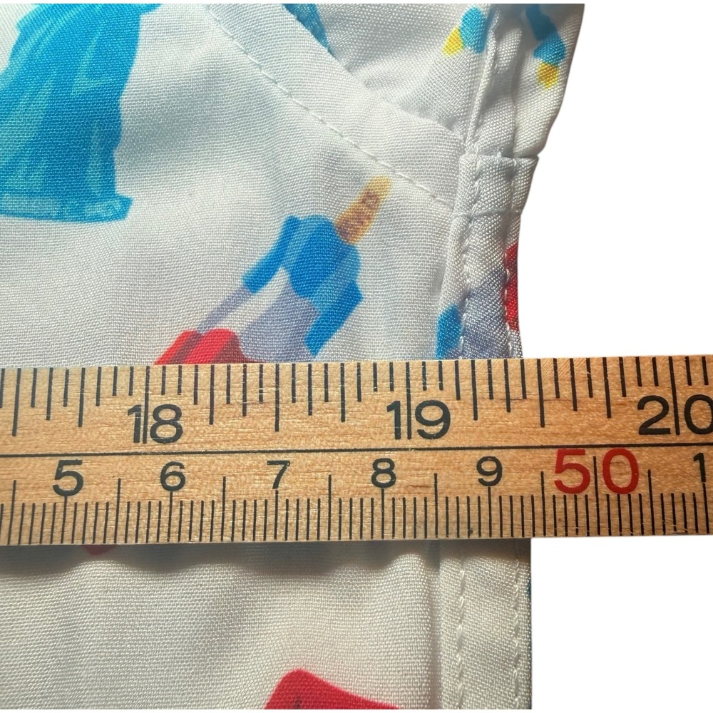 RSVLTS Statue of Liberty Rocket Popsicle Shirt Mens Small Patriotic Short Sleeve - Picture 10 of 11
